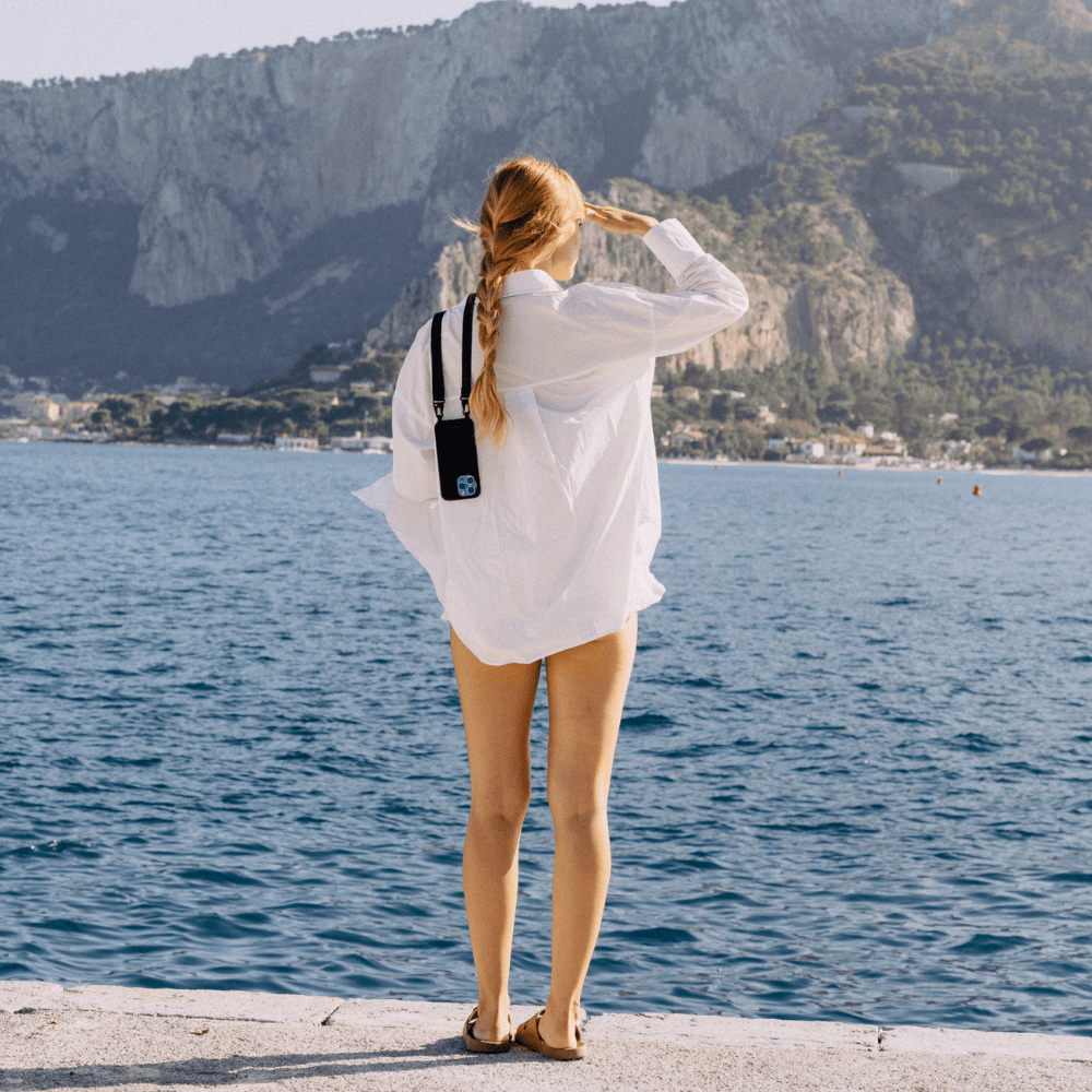 Capinha com Alça - Aurora | Preto - Cases Papaya