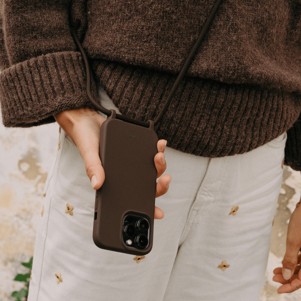 Capinha com Cordinha - Odara | Marrom Café - Cases Papaya