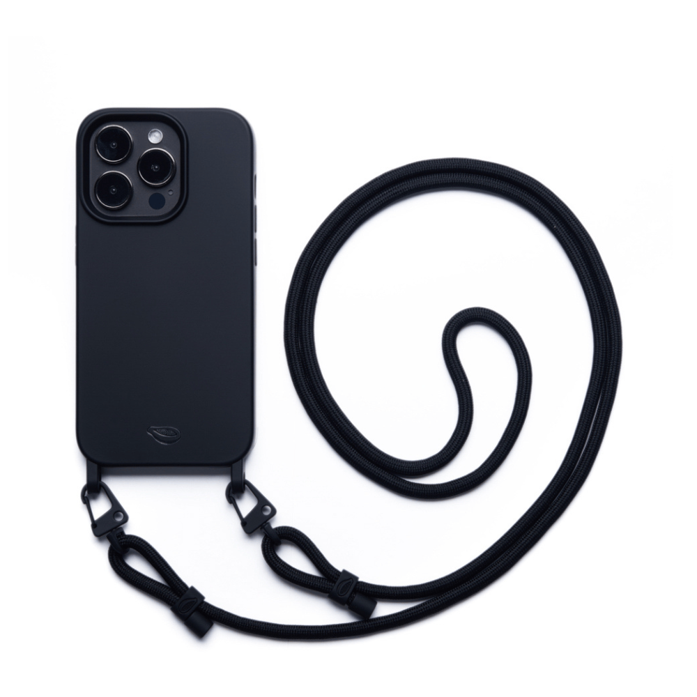 Capa celular com Cordinha - Nora | Preto - Cases Papaya