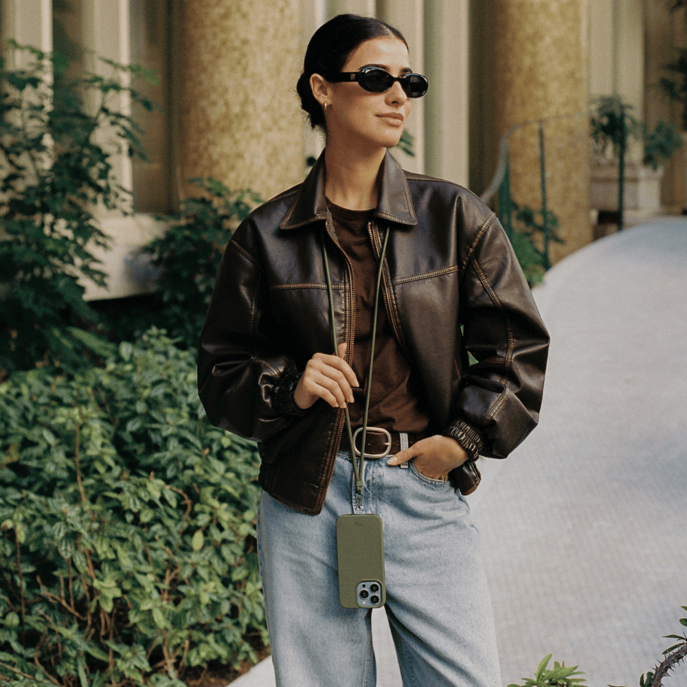 Corda Universal para smartphone | Verde Musgo - Cases Papaya