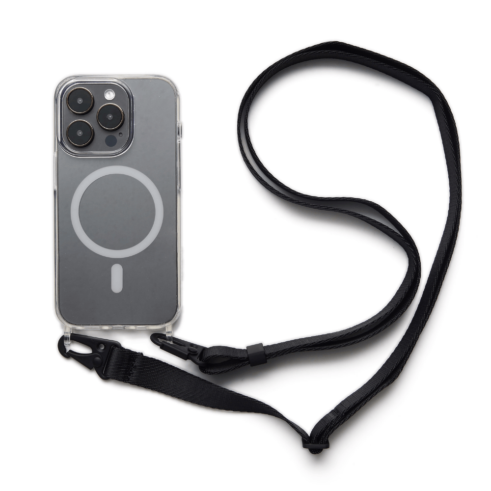 Capinha com Alça - Aurora | Transparente MagSafe - Cases Papaya