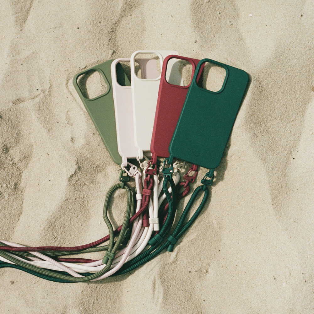 Capa celular com Cordinha - Nora | Oliva - Cases Papaya