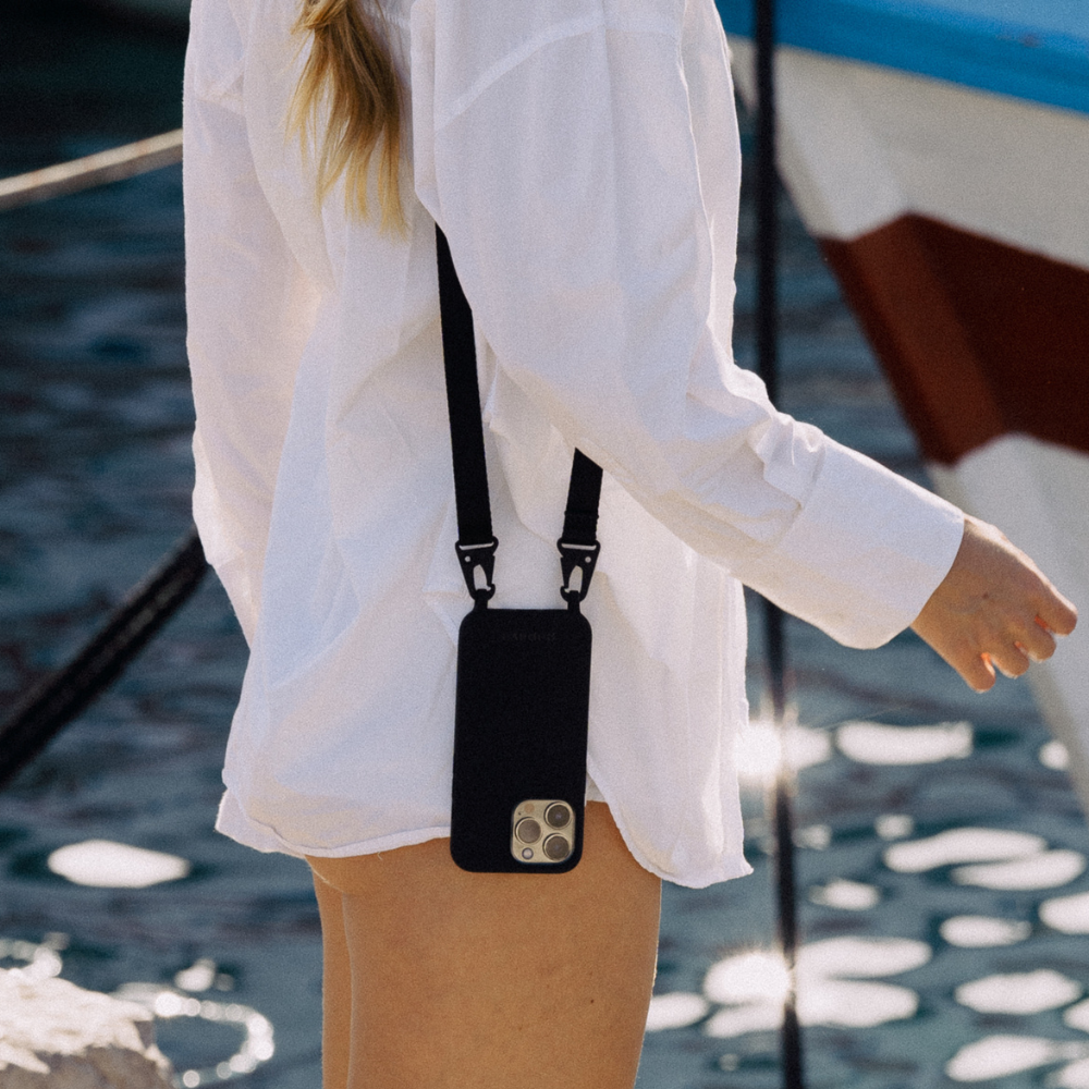 Capinha com Alça - Aurora | Preto - Cases Papaya