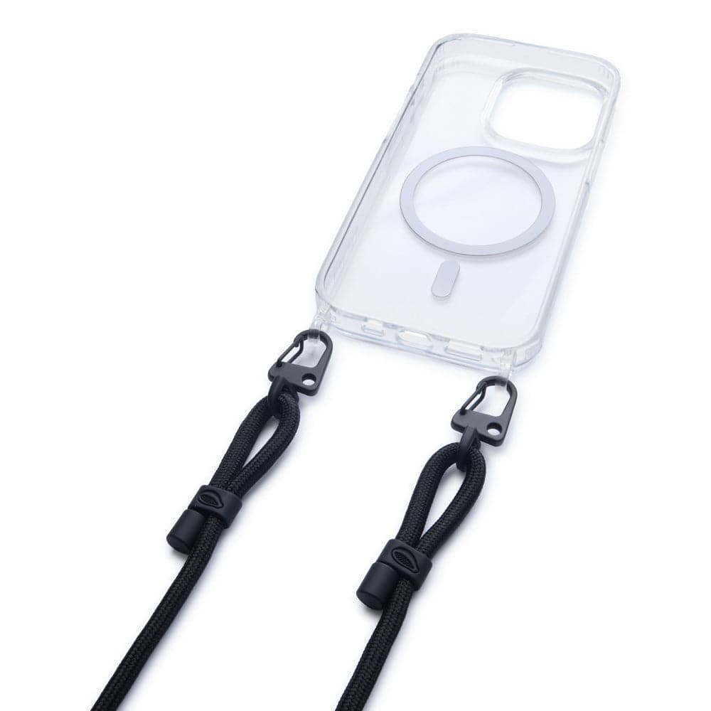 Capa celular com Cordão - Nora | Transparente MagSafe - Cases Papaya