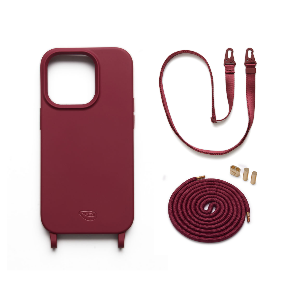 Kit Bordô Aurora + Odara Dourada - Cases Papaya
